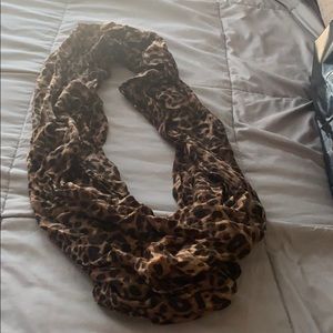 Cheetah print scarf